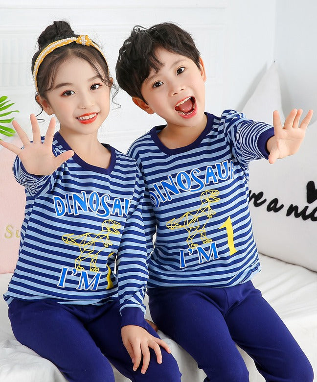 Blue dinosaur Kids Wear