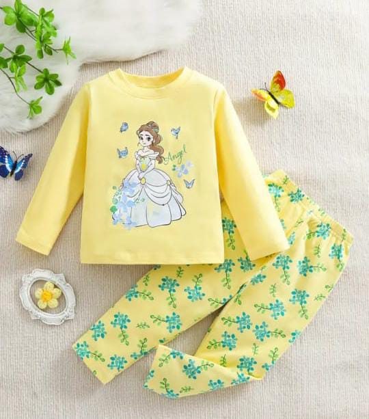 Yellow Princess Kids Wear