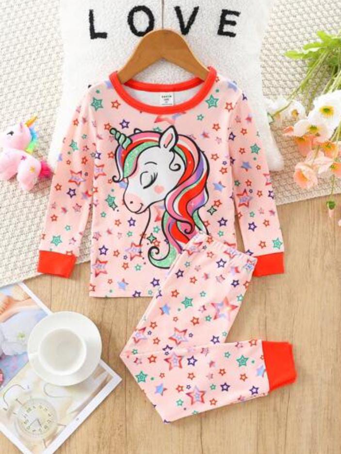 Pink Unicorn Kids Wear