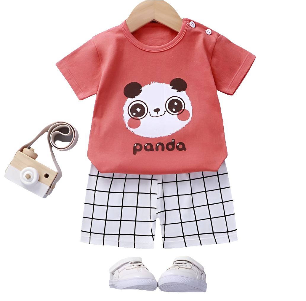 Panda 🐼 Short Sleeve Kids Wear