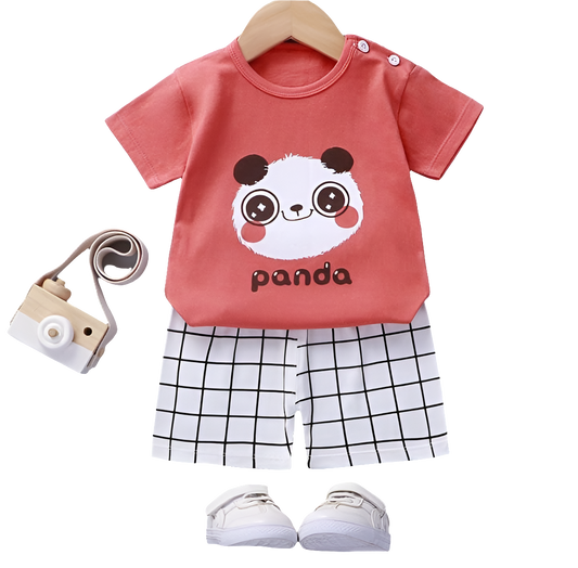 Panda 🐼 Short Sleeve Kids Wear