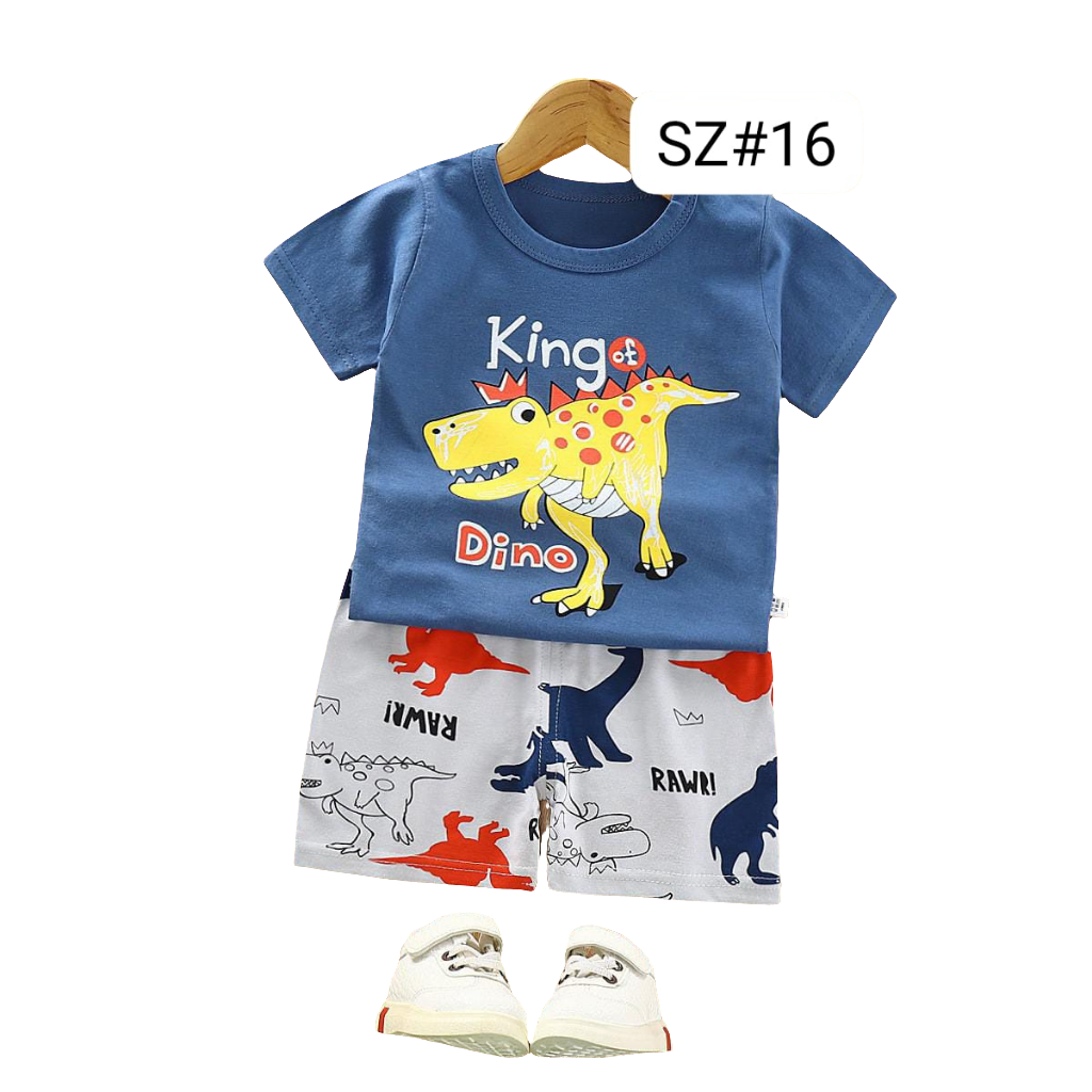 King dino Short Sleeve Kids Wear